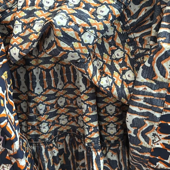 New with tags Maeve Anthropologie short sleeve tribal print maxi dress - Picture 9 of 13